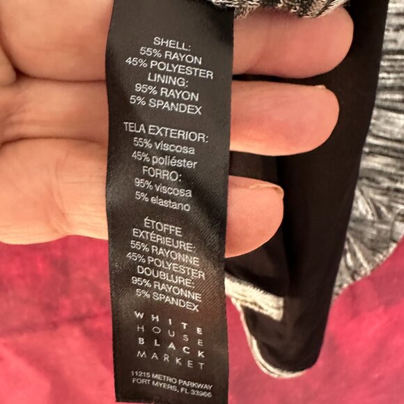 WHITE HOUSE BLACK MARKET WOMEN'S GRAY OPEN BACK SWEATER SIZE M - Picture 14 of 14